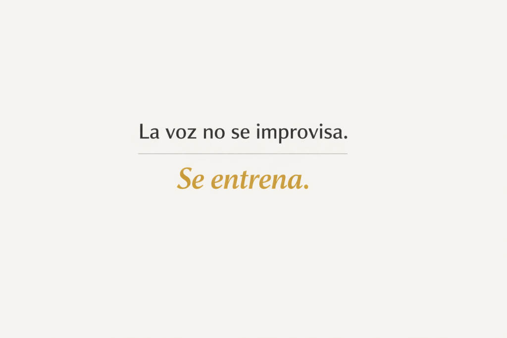 LA IMPORTANCIA DEL ENTRENAMIENTO VOCAL ANTES DEL REPERTORIO