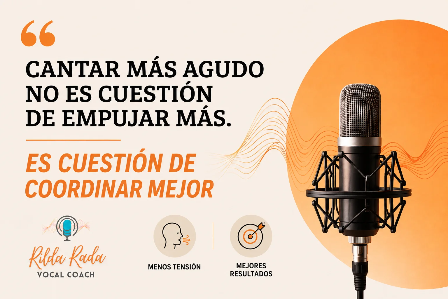 ¿Cómo ampliar tu registro vocal hacia los agudos sin forzar la voz?